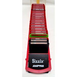 Sizzix Storage Case 2 5/8" x 2 3/8" Adapter 30 Picture Die Cutting Cartridges